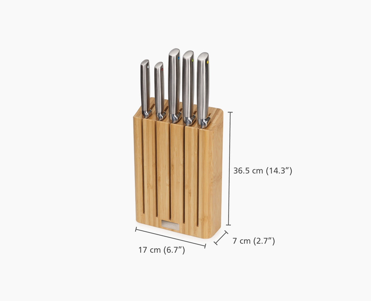 2-piece Bamboo Cutting Board & Knives Set