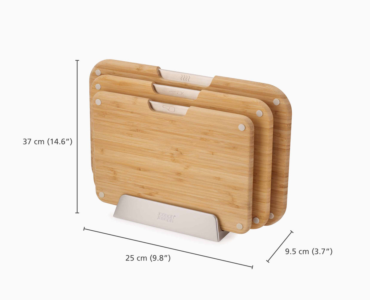 2-piece Bamboo Cutting Board & Knives Set
