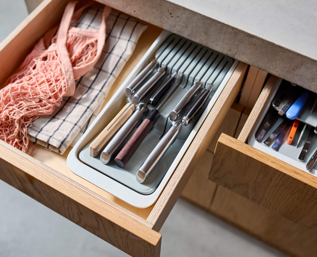 2-piece DrawerStore™ Cutlery & Knife Organizer Set