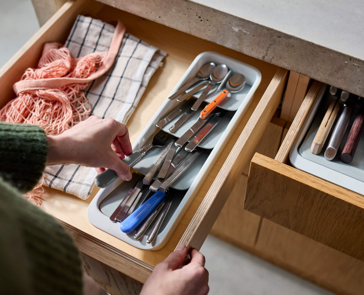 2-piece DrawerStore™ Cutlery & Knife Organizer Set