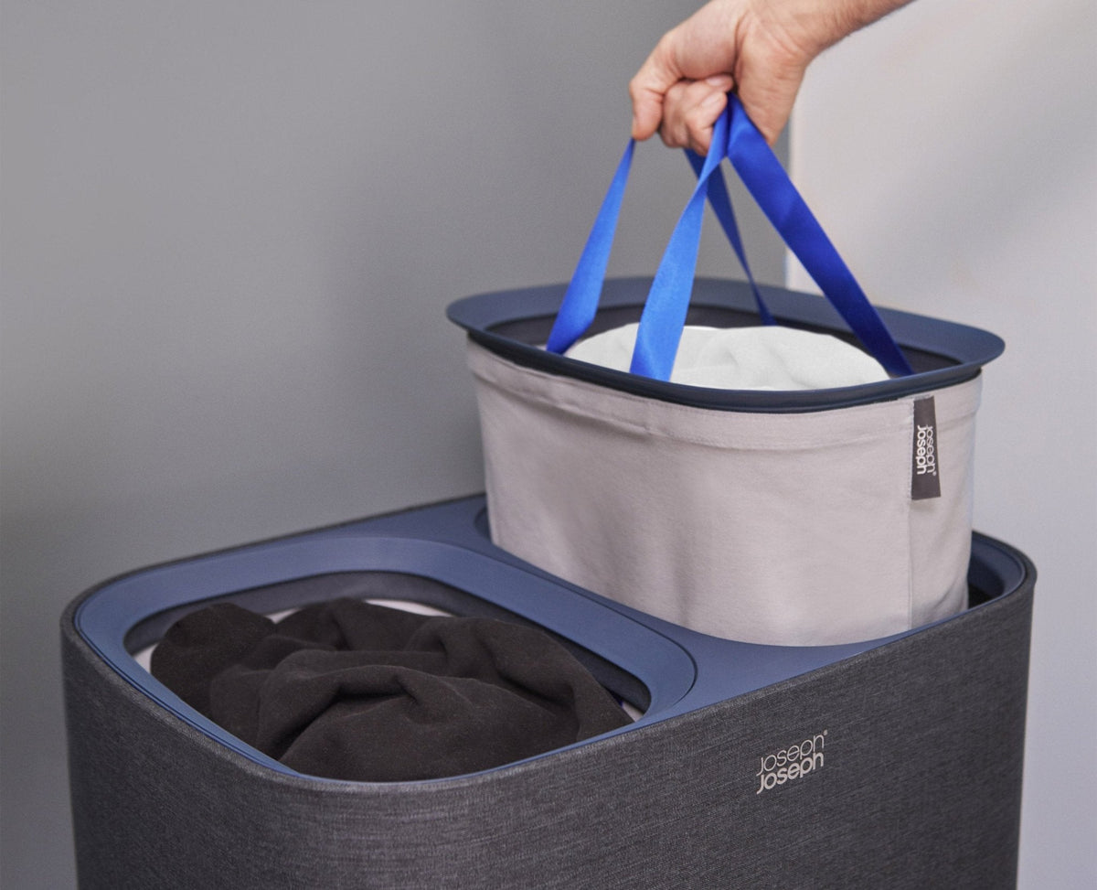 2-piece Black Tota Twin 90L & Hold-All™ 35L Laundry Basket Set