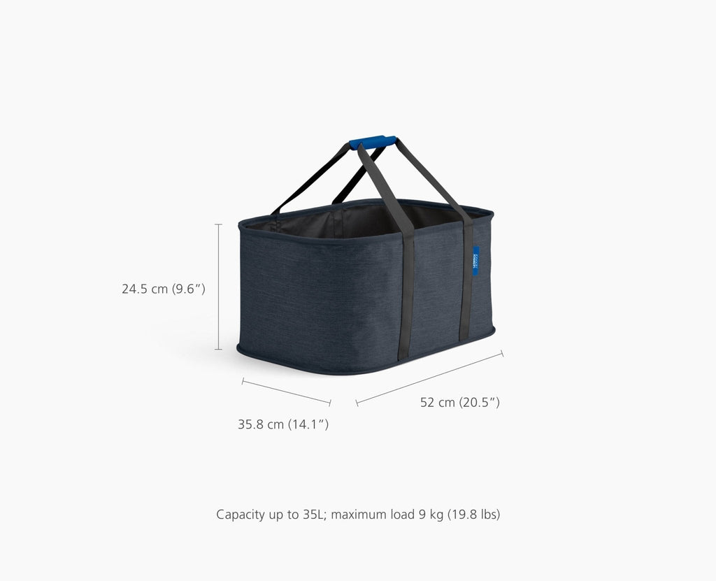 2-piece Black Tota Twin 90L & Hold-All™ 35L Laundry Basket Set