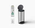Arc™ 30L Easy-push Stainless-steel Pedal Trash Can Starter Set
