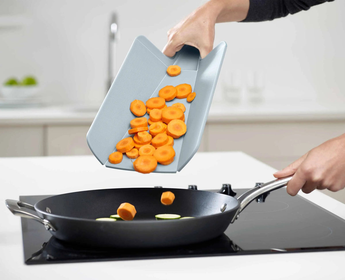 Chop2Pot™ Plus 2-piece Blue Cutting Board Set