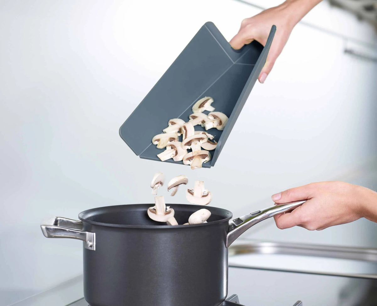 Chop2Pot™ Plus 2-piece Blue Cutting Board Set