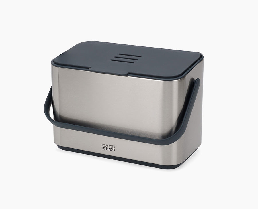 Collect™ 4L Stainless-steel Food Waste Caddy