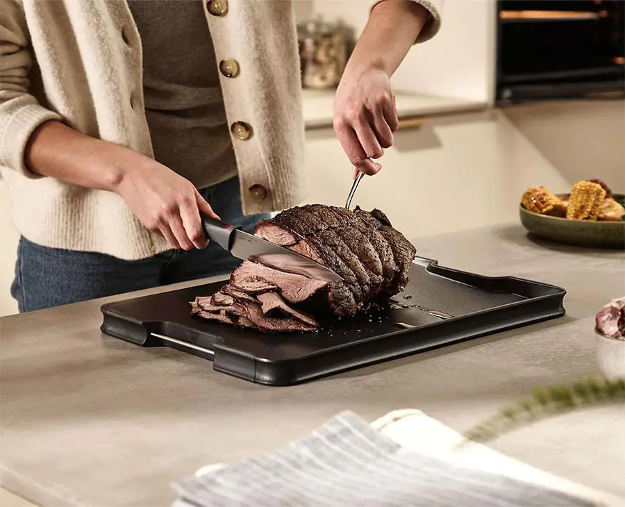 Cut&Carve™ Plus Multi-function Black Cutting Board