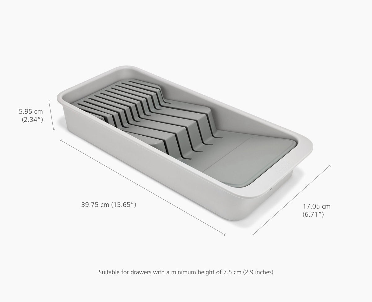 DrawerStore™ 2-Tier Compact Knife Organizer