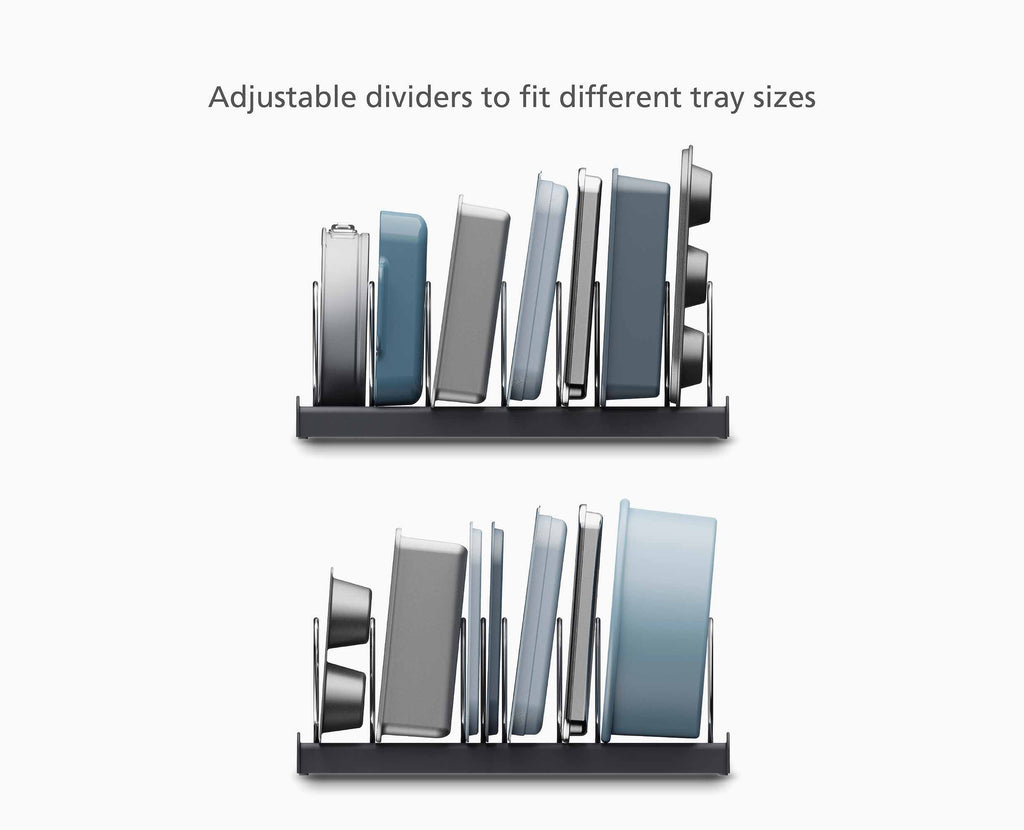 DrawerStore™ Gray Baking Sheet Organizer