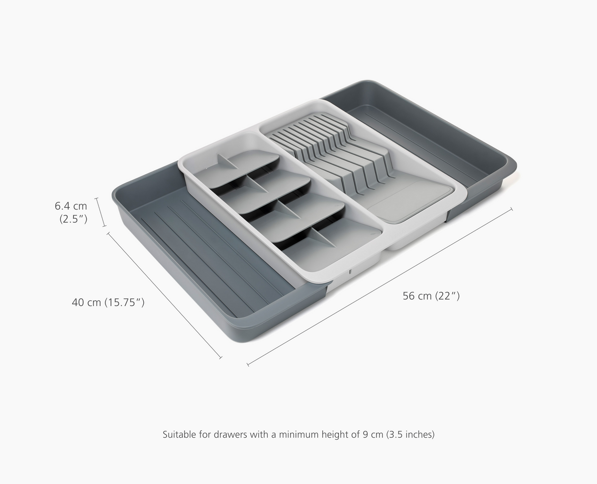 DrawerStore™ Expanding Tiered Cutlery, Utensil, Gadget & Knife Organizer