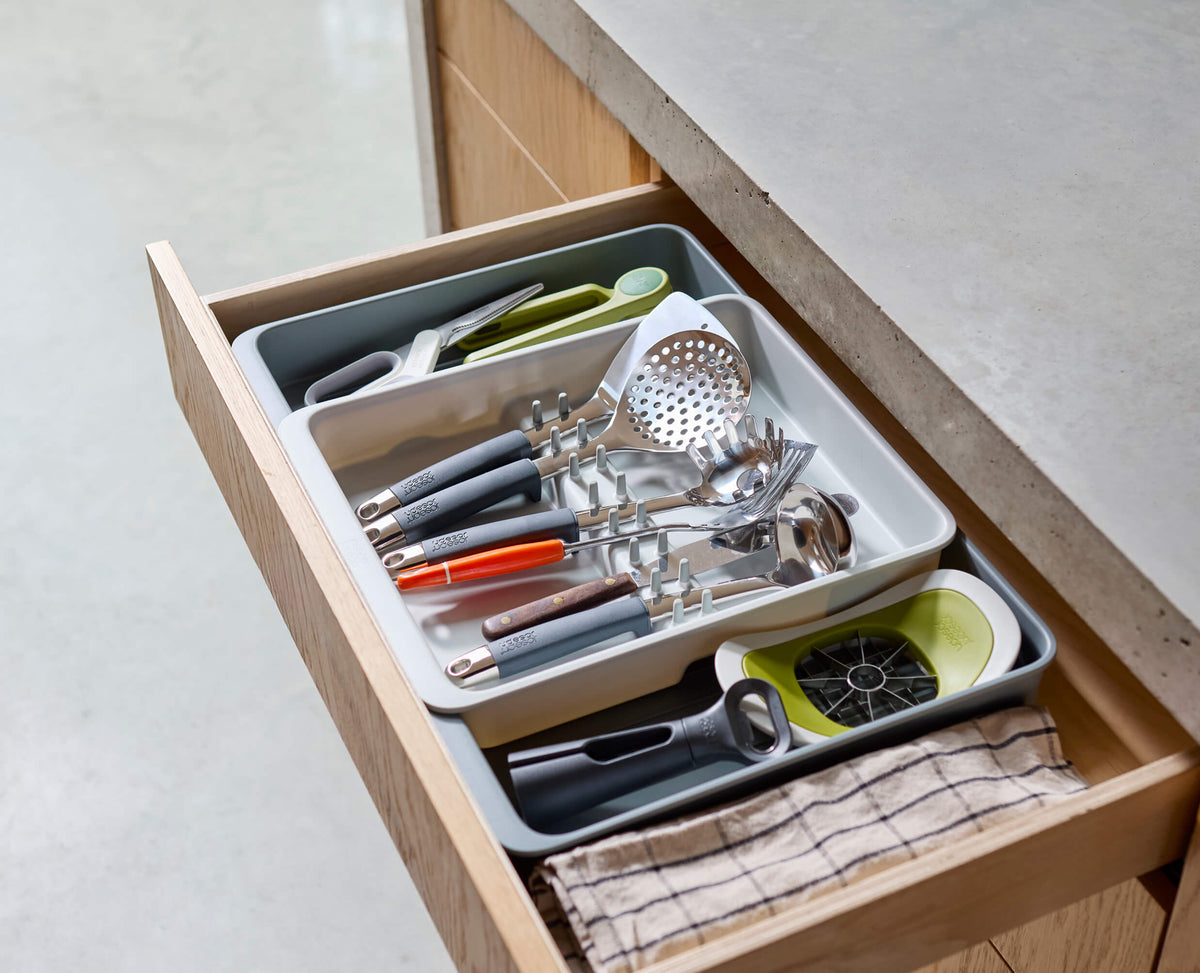 DrawerStore™ Expanding Utensil & Gadget Organizer