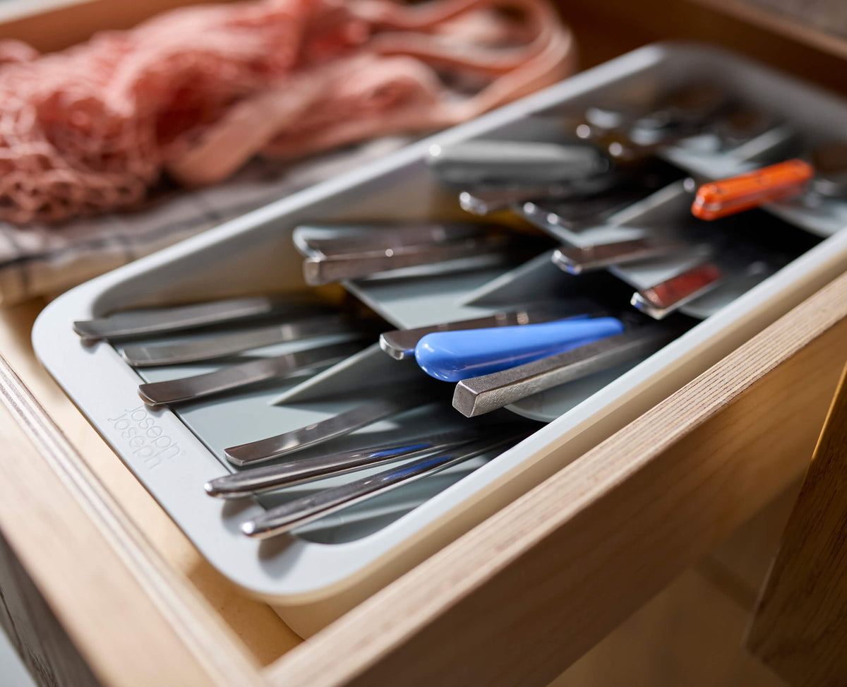DrawerStore™ Large Tiered Cutlery Organizer