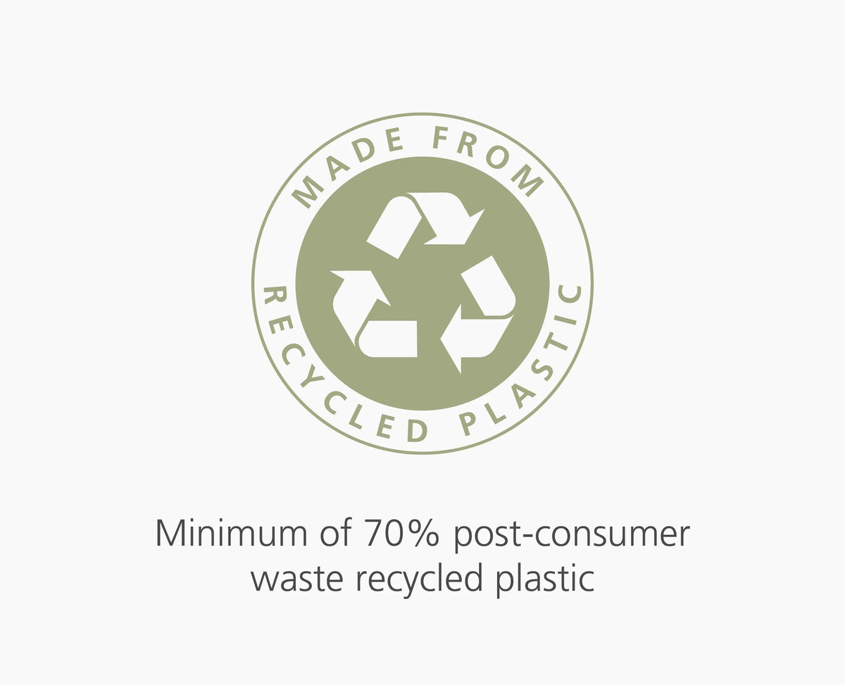 IW4 50L Gray Recycled Trash Bags