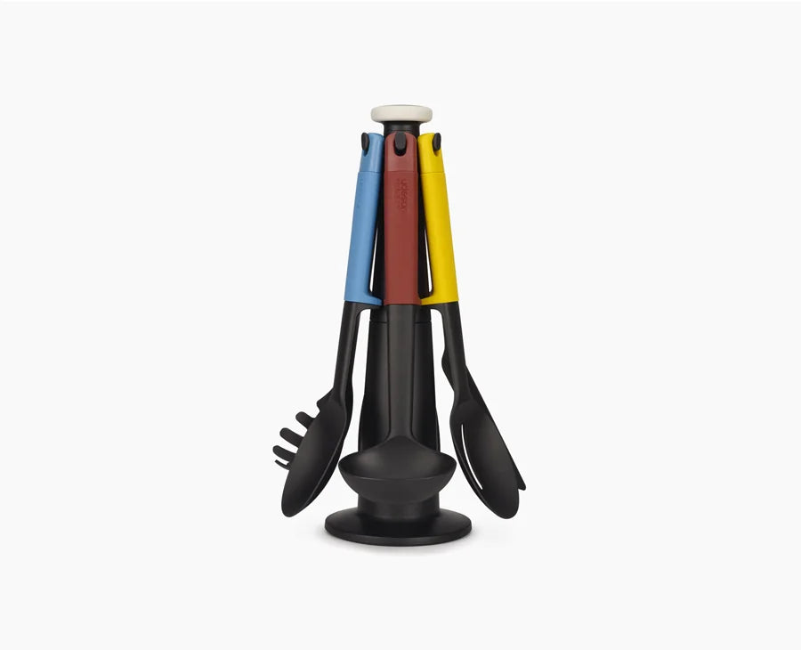 Elevate™ 6-piece Multicolor Utensil Set with Storage Stand
