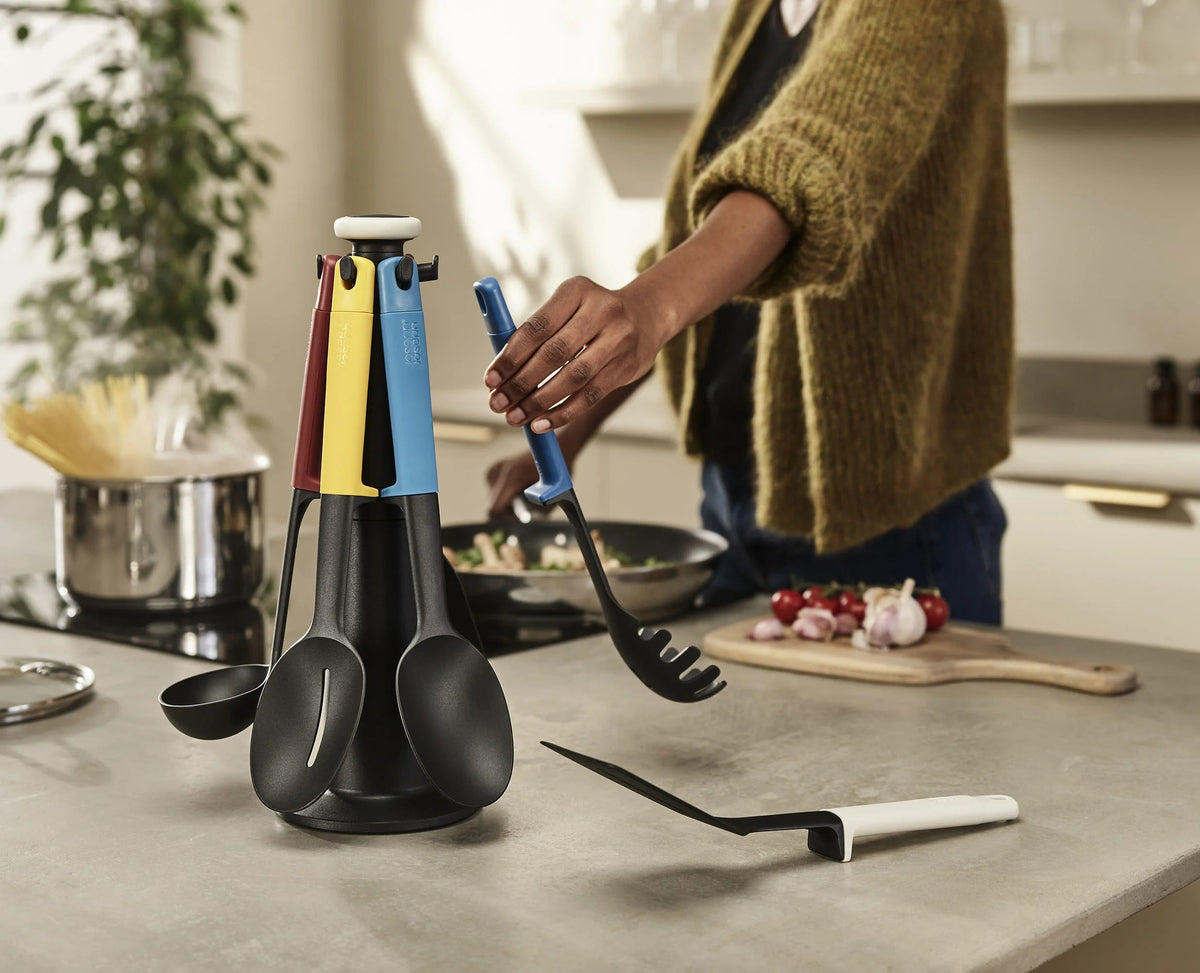 Elevate™ 6-piece Multicolor Utensil Set with Storage Stand