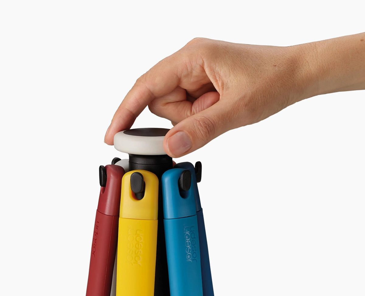 Elevate™ 6-piece Multicolor Utensil Set with Storage Stand