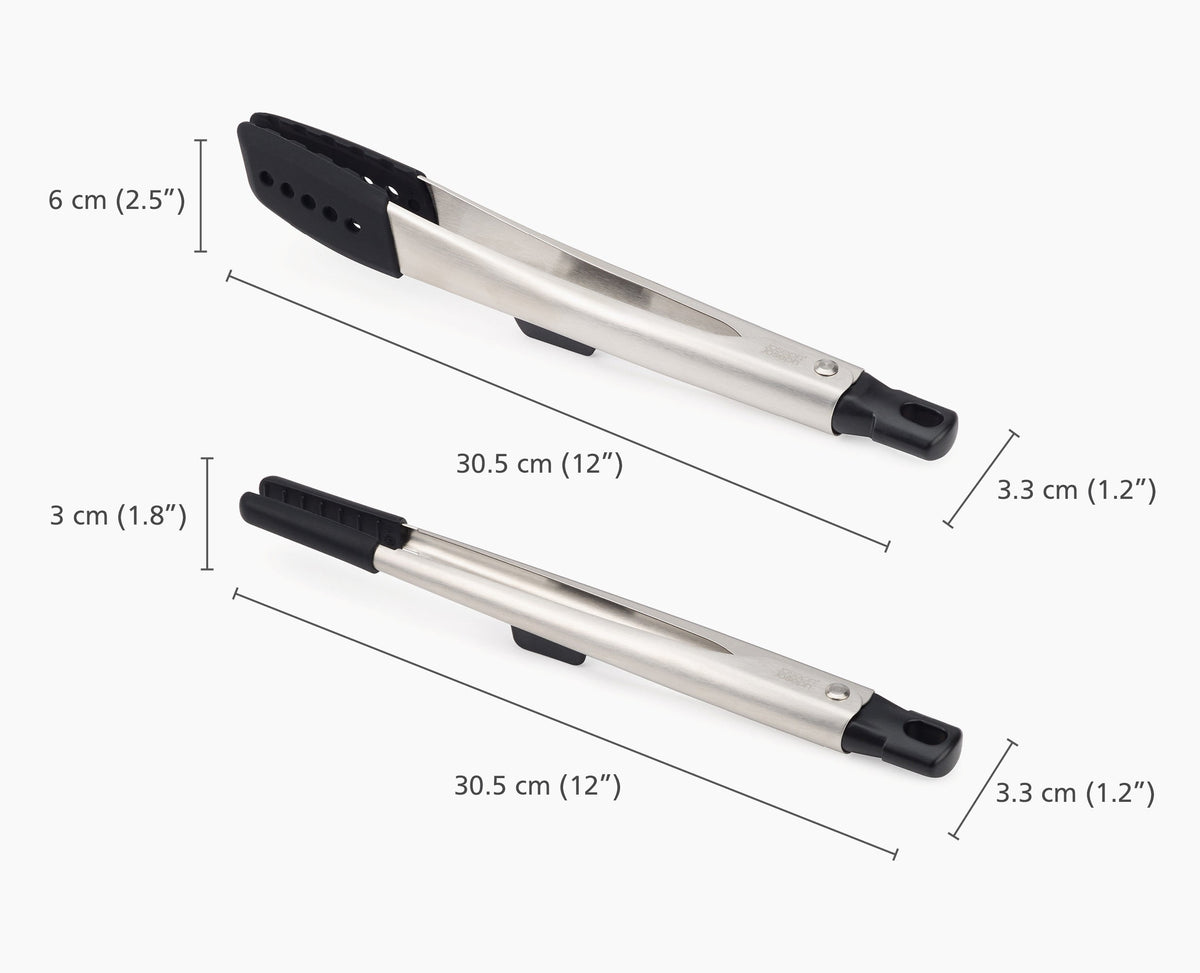Elevate™ Fusion 2-piece Stainless-steel Tong Set