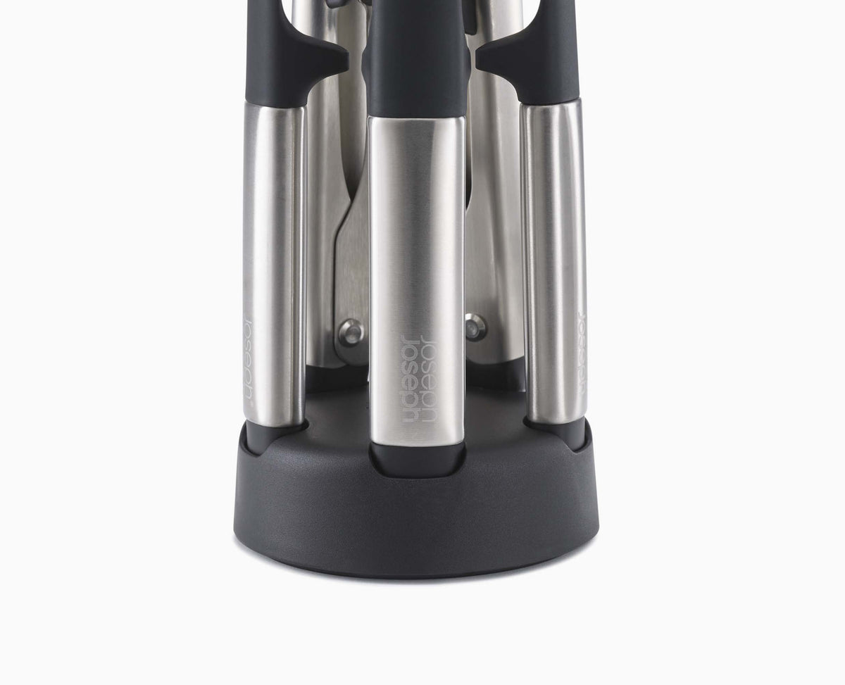 Elevate™ Fusion 5-piece Stainless-steel Utensil Set with Compact Stand