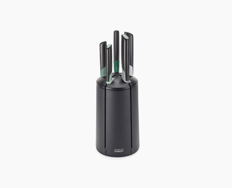 Elevate™ Green Knives Carousel 5-piece Set - Editions
