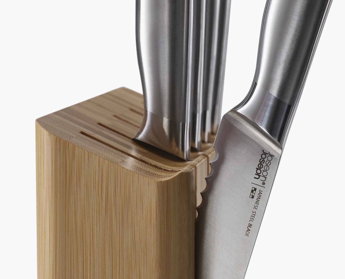 Elevate™ Steel Knives Bamboo 5-piece Set