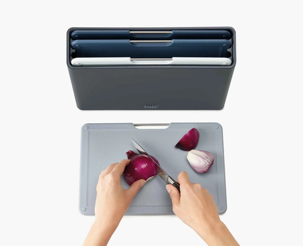 Folio™ 4-piece Gray Cutting Board Set Regular