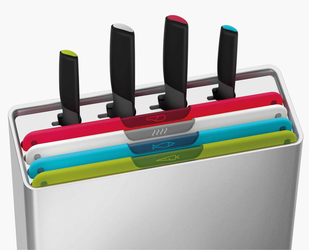 Folio™ Icon Plus 8-piece Multicolor Knife & Cutting Board Set