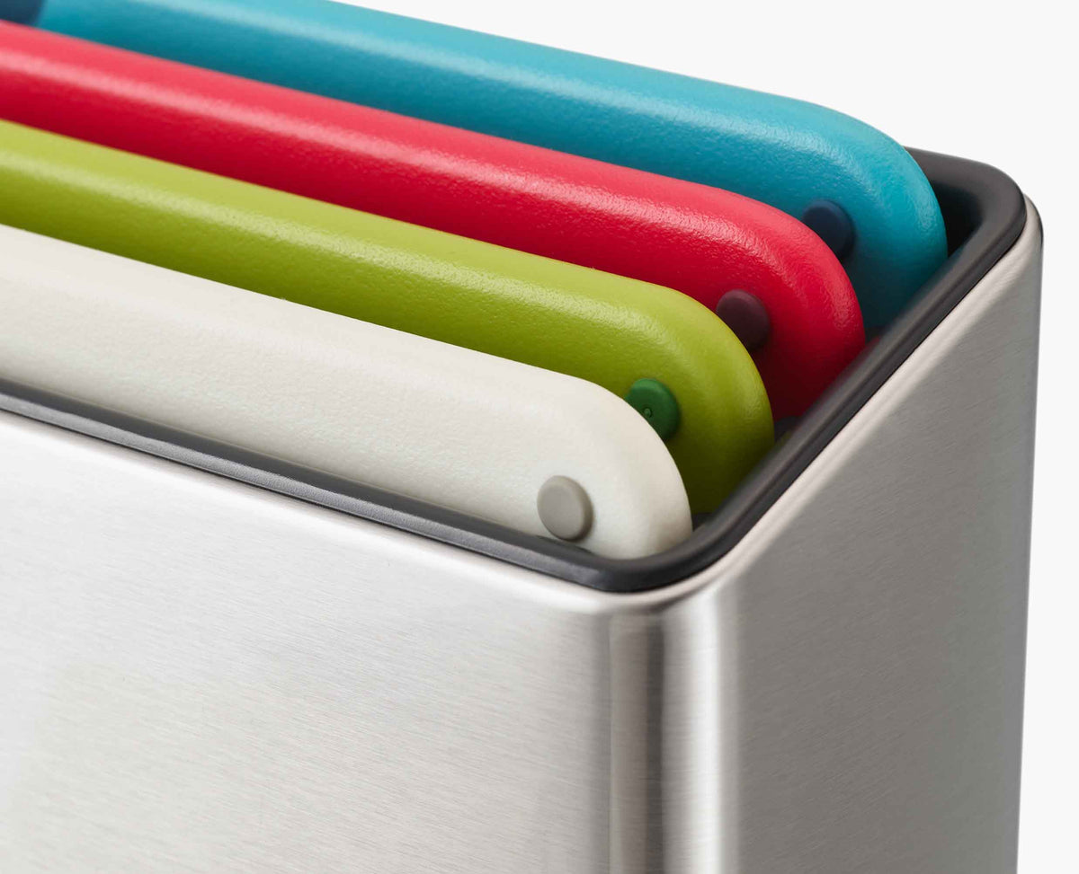 Folio™ Icon Steel 4-piece Multicolor Cutting Board Set