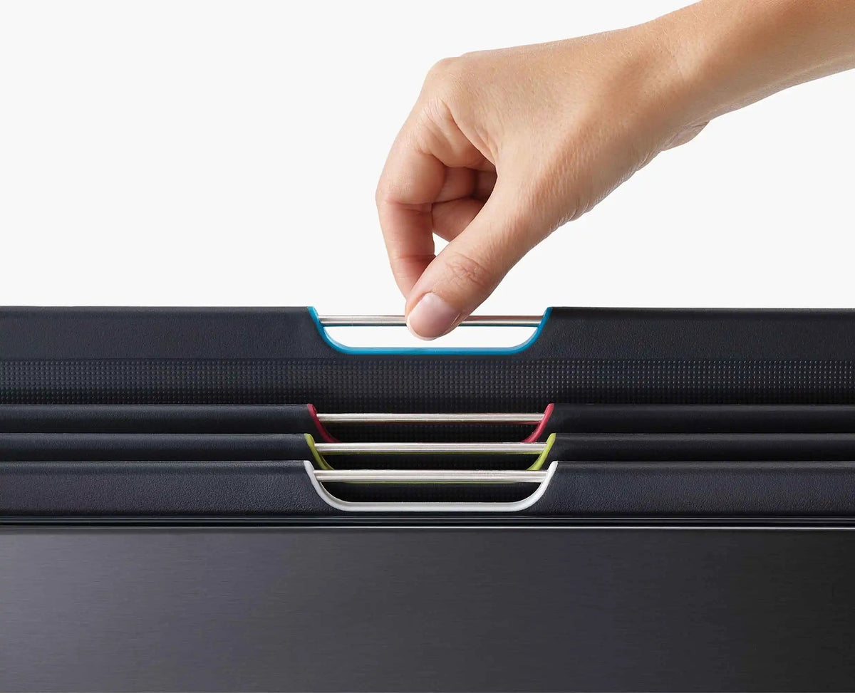Folio™ Steel 4-piece Cutting Board Set With Black Stainless-Steel Case