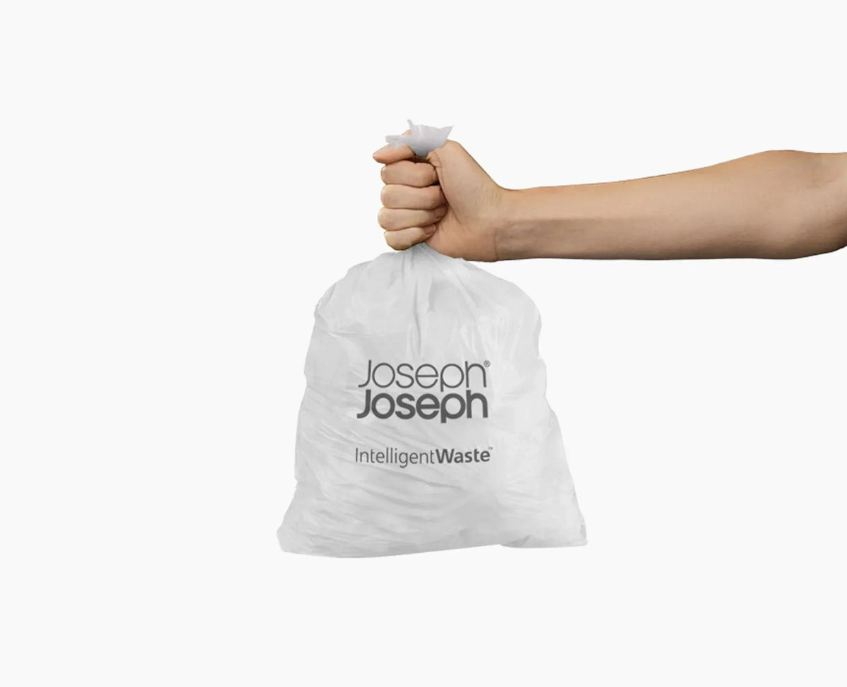 IW2 4L White Food Waste Caddy Trash Bags - 4 pack
