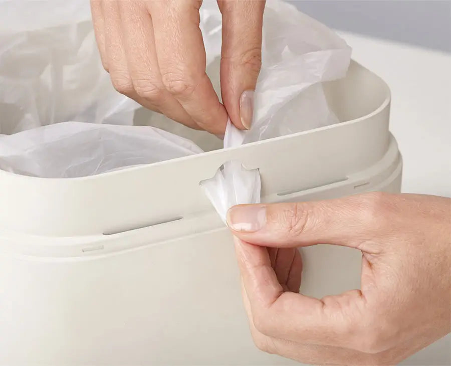 IW2 4L White Food Waste Caddy Trash Bags - 4 pack