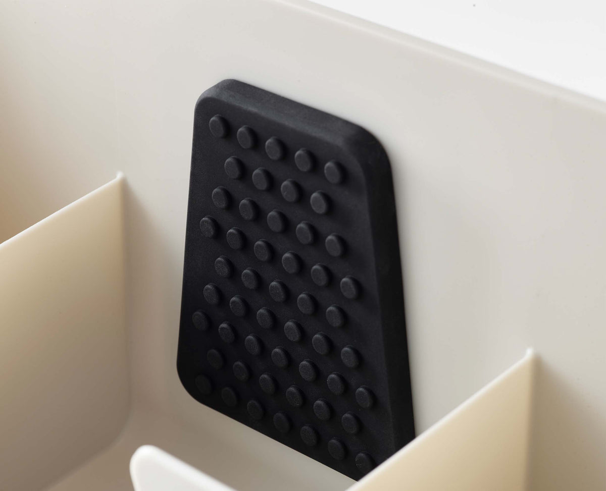 IronHub™ Wall-mounted Ecru Iron Storage Caddy