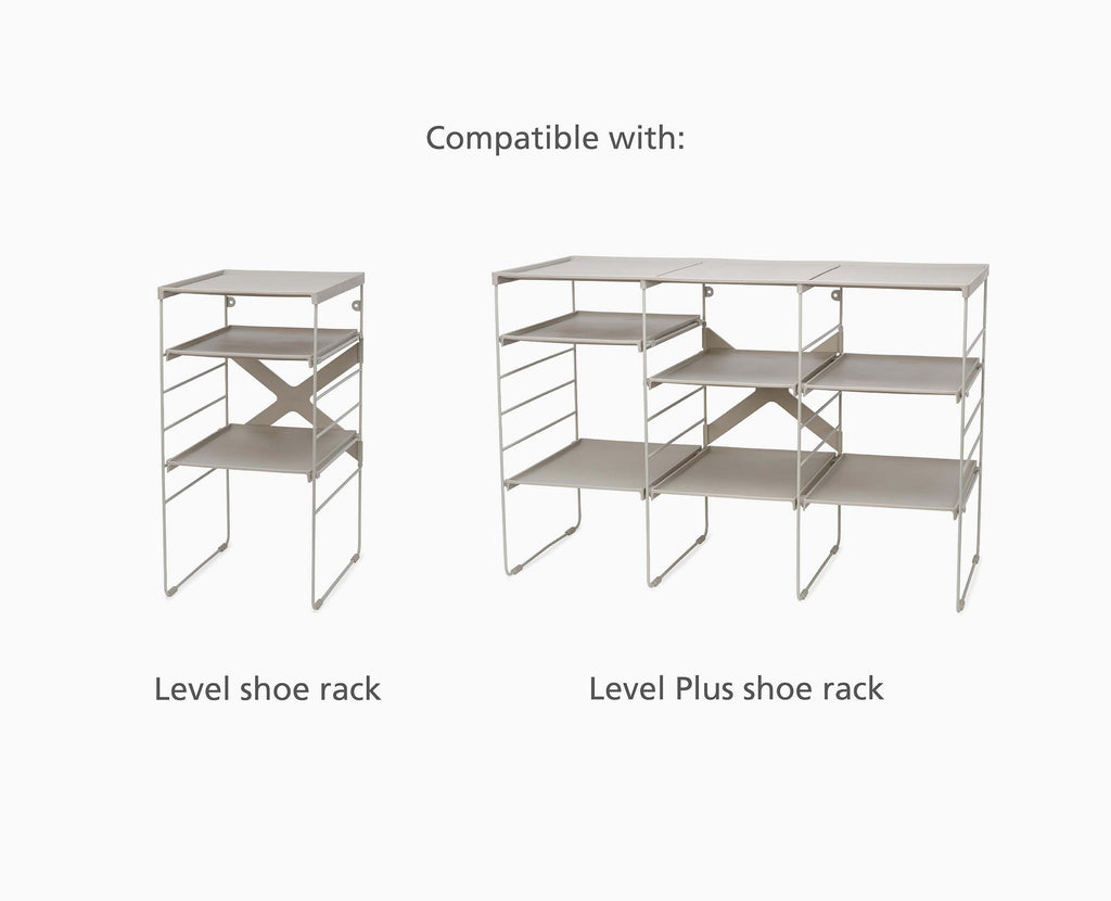 Level™ Pack of 2 Ecru Adjustable Shelves