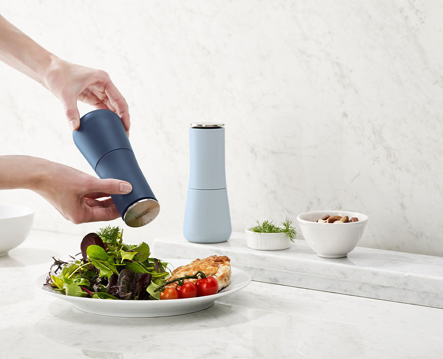 Milltop™ Blue Salt & Pepper Mills - Editions