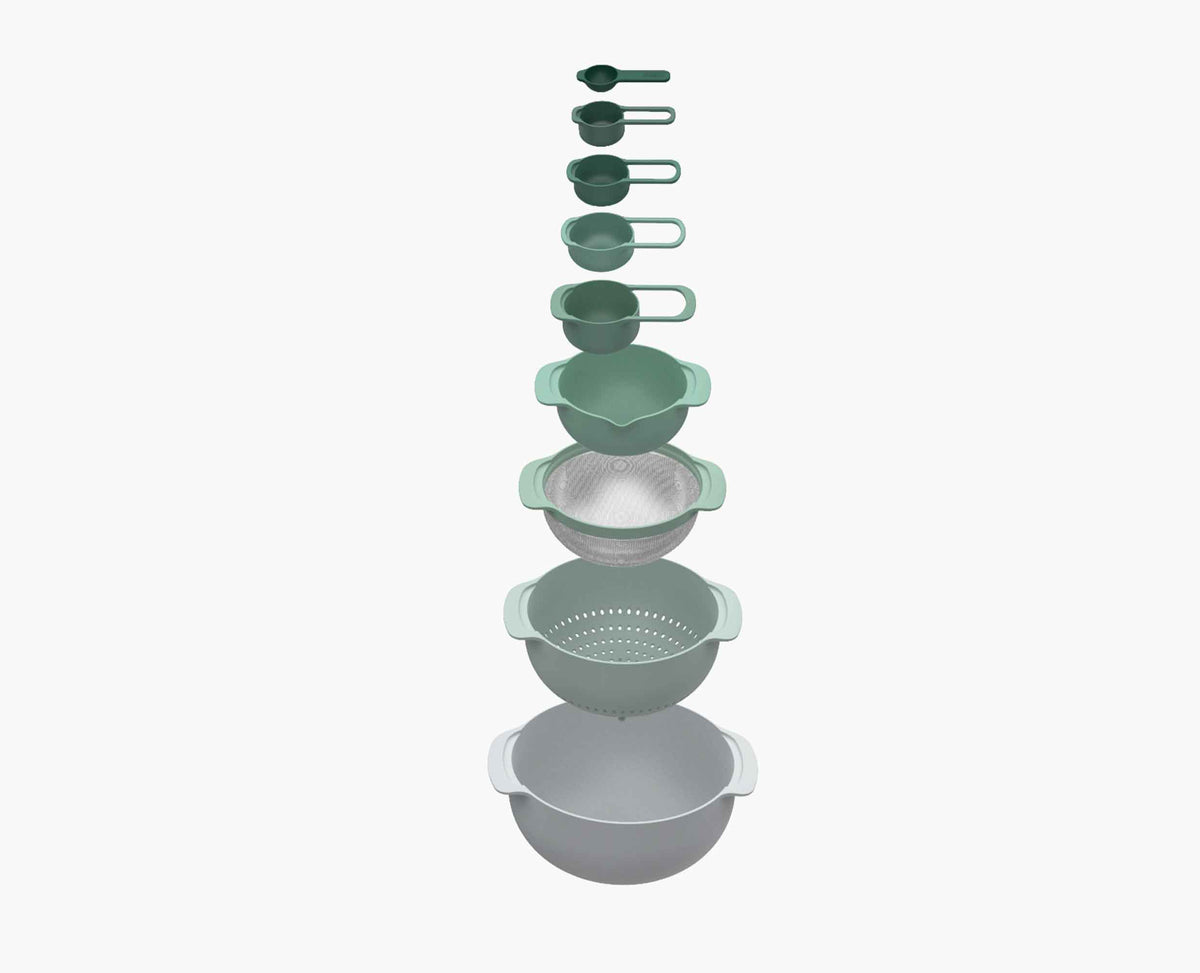 Nest™ 9 Plus Green Bowl Set - Editions