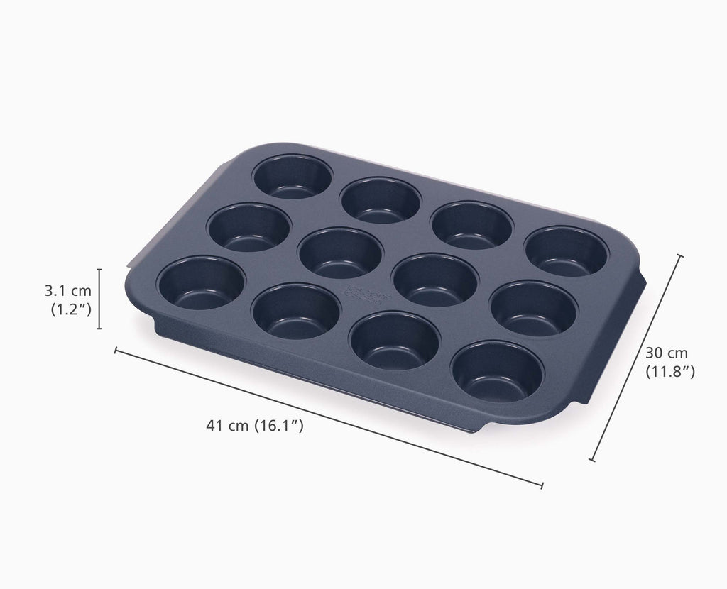 Nest™ Bake Non-Stick 12 Cup Blue Muffin Pan