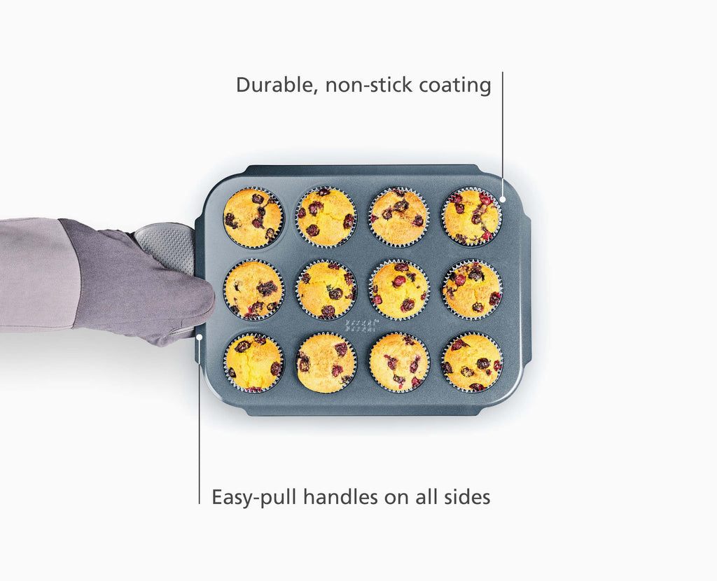 Nest™ Bake Non-Stick 12 Cup Blue Muffin Pan