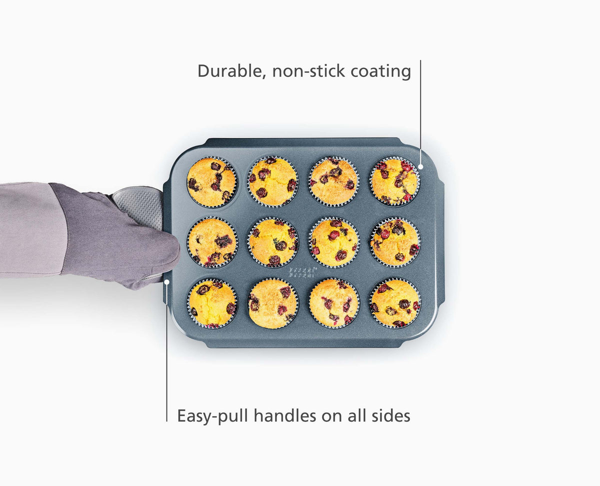 Nest™ Bake Non-Stick 12 Cup Blue Muffin Pan