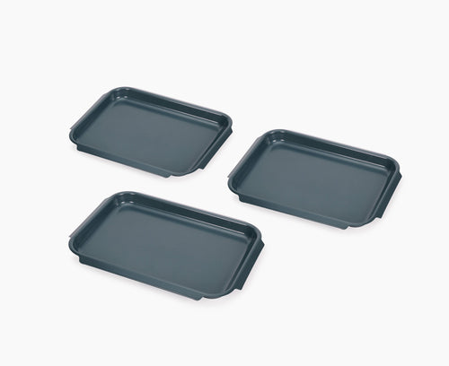 3-piece Nest™ Bake Non-Stick Large Blue Baking Tray Set