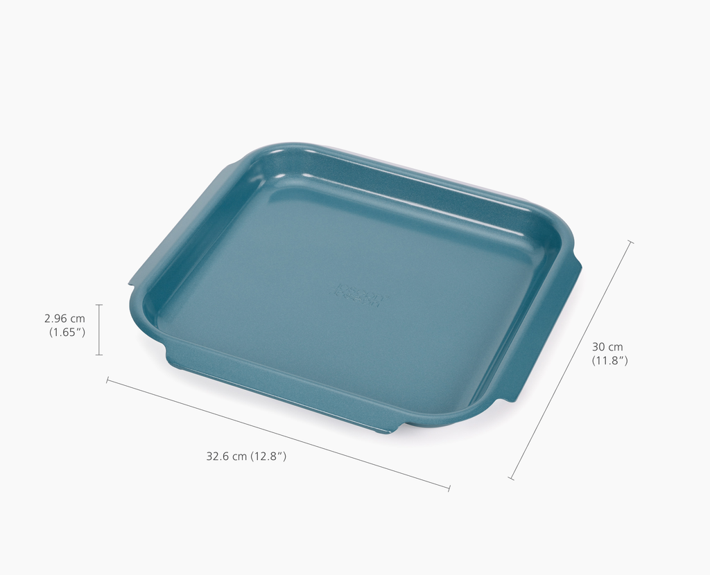 3-piece Nest™ Bake Non-Stick Medium Blue Baking Tray Set