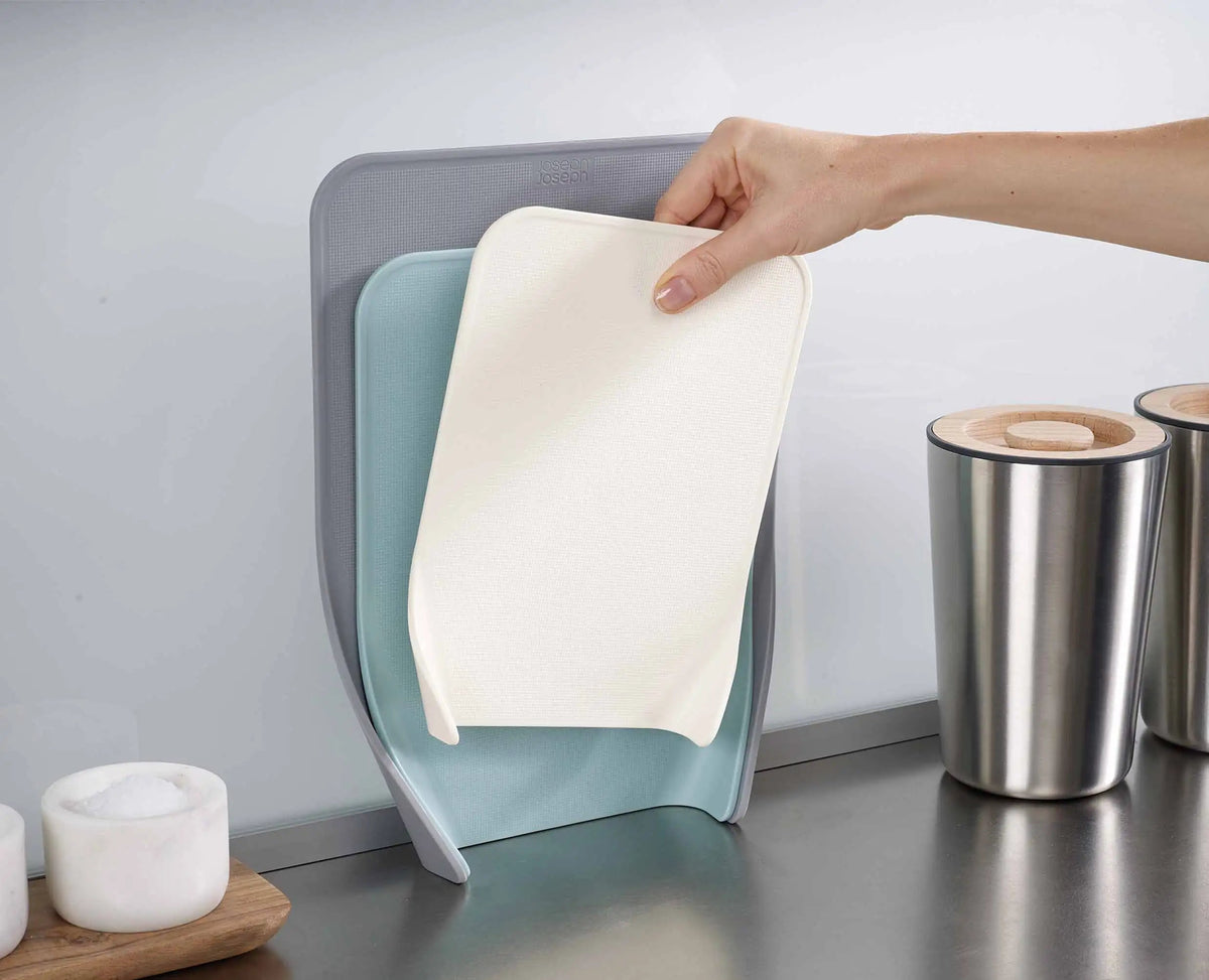 Nest™ Chop 3-piece Gray Cutting Board Set