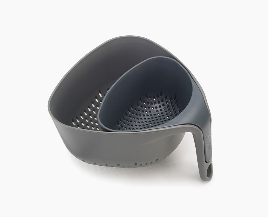 Nest™ 2-piece Gray Colander Set