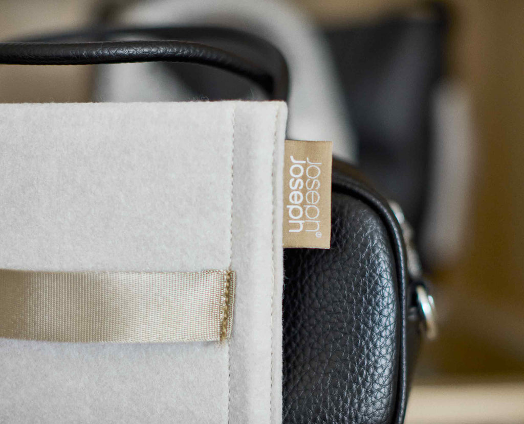 Orderly™ Ecru Bag & Purse Closet Organizer