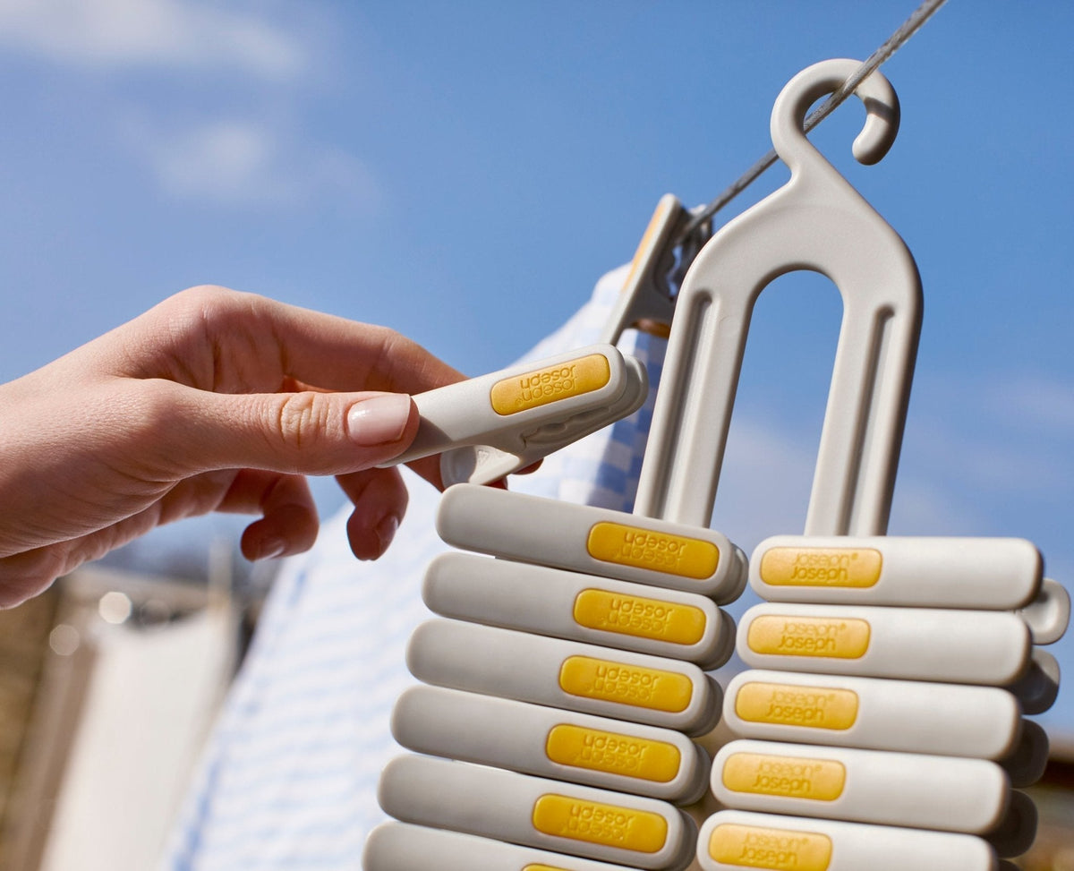 PegStore™ 30-Piece Clothespin Set With Storage Stand