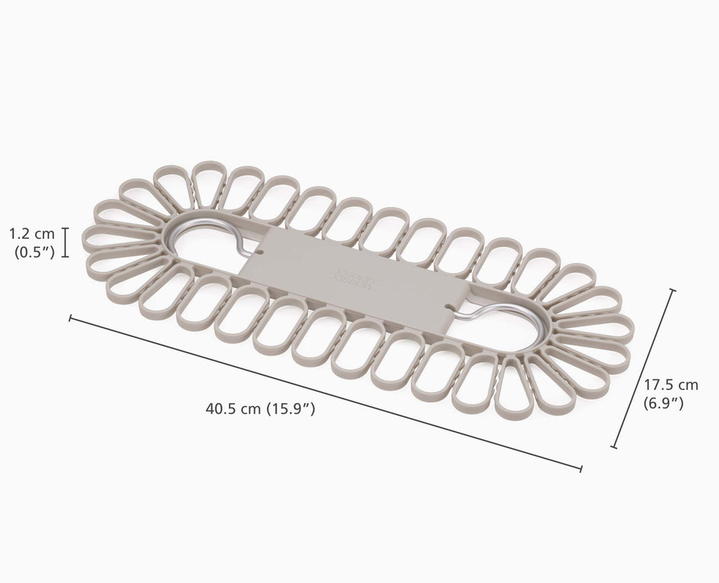 Petal™ 32-piece Quick-grip Ecru Drying Hanger