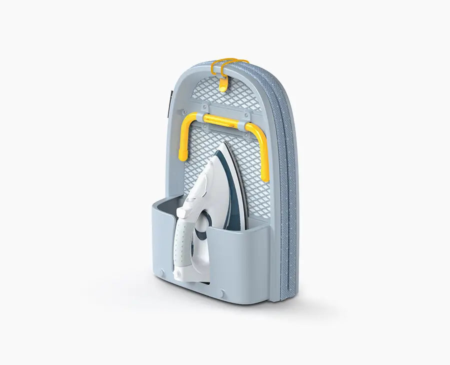 Pocket 35" Folding Gray Ironing Board