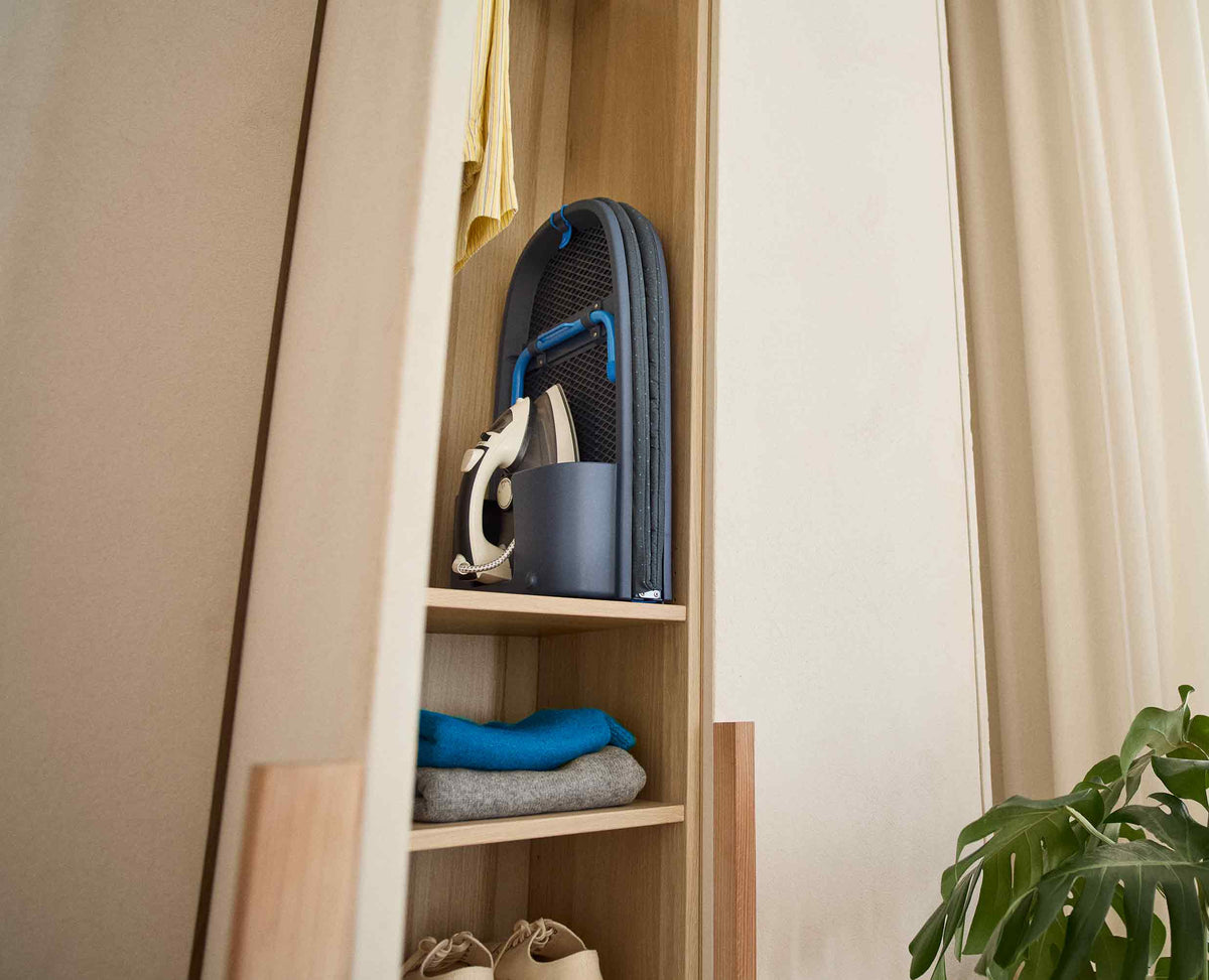 Pocket Max Plus 43" Folding Blue Ironing Board with Advanced Cover