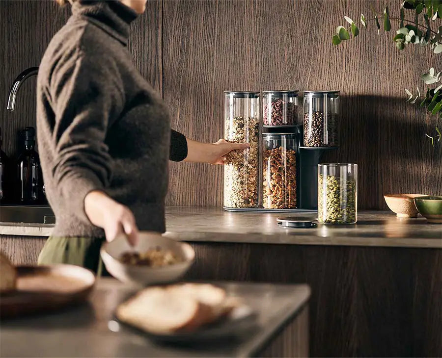 Podium™ Stainless-steel Storage Container Set