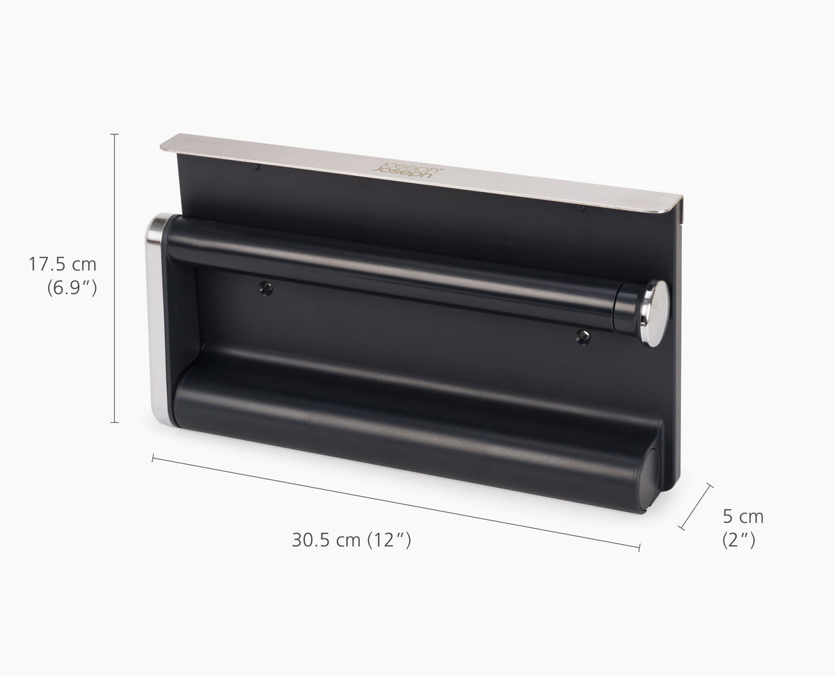 RollGrip™ Under-Shelf Stainless-Steel Paper Towel Holder
