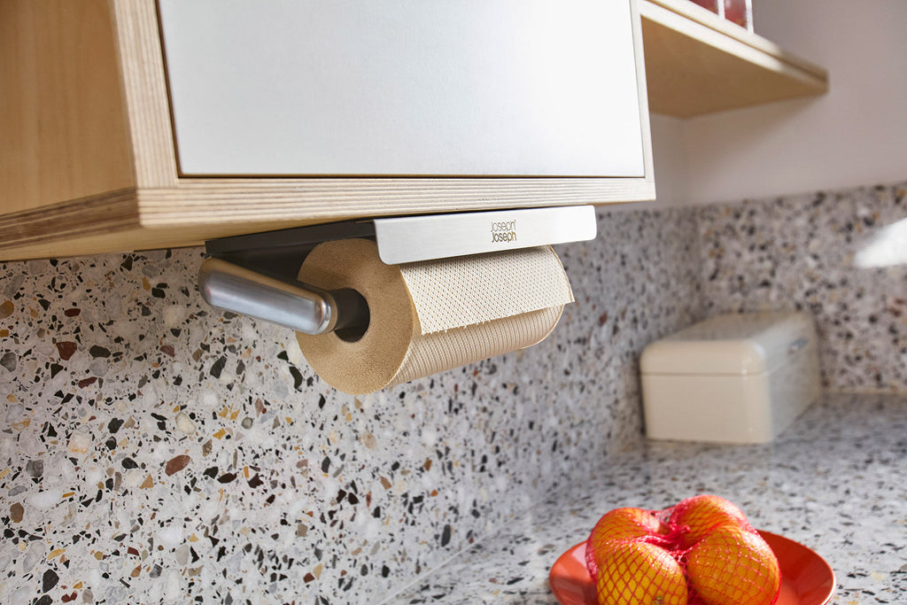 RollGrip™ Under-Shelf Stainless-Steel Paper Towel Holder