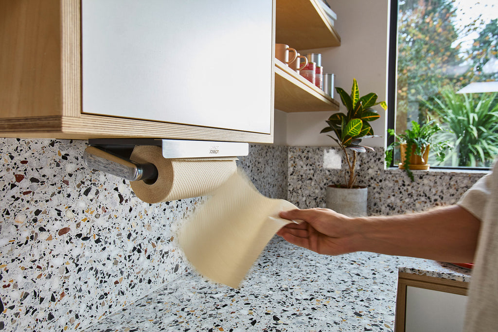 RollGrip™ Under-Shelf Stainless-Steel Paper Towel Holder